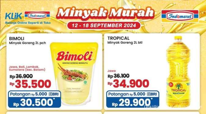 Promo Minyak Goreng di Indomaret Berakhir Hari Ini, Cek Promo di Alfamart-Superindo