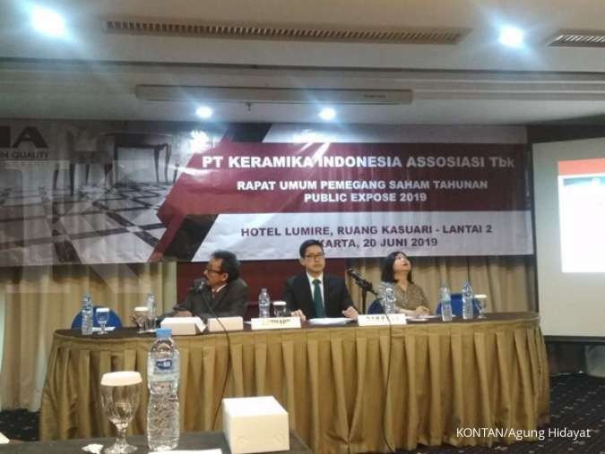 Penjualan Keramika Indonesia Asosiasi (KIAS) turun 2% di kuartal I tahun ini