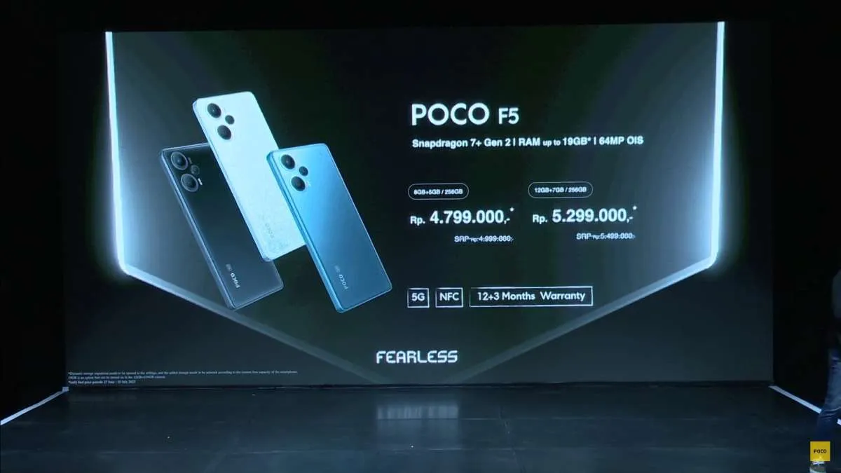 Resmi Dirilis! Ini Harga HP POCO F5 di Indonesia