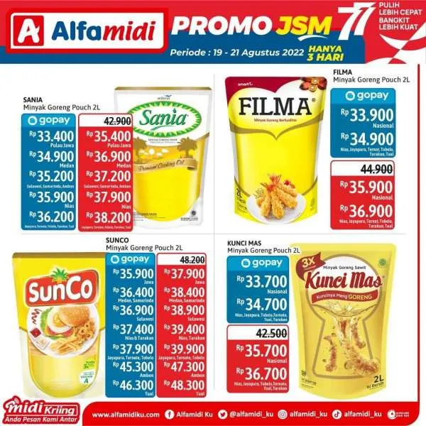 Promo JSM Alfamidi Periode 19-21 Agustus 2022