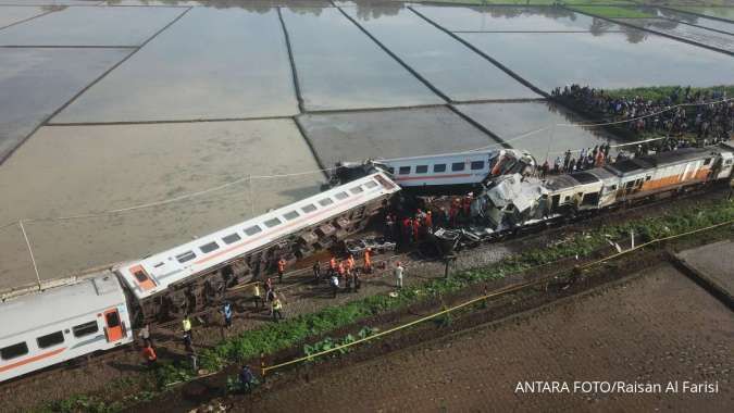 Sembilan KA Batal, 10 KA Ganti Jalur Setelah Kecelakaan KA Turangga-Bandung Raya