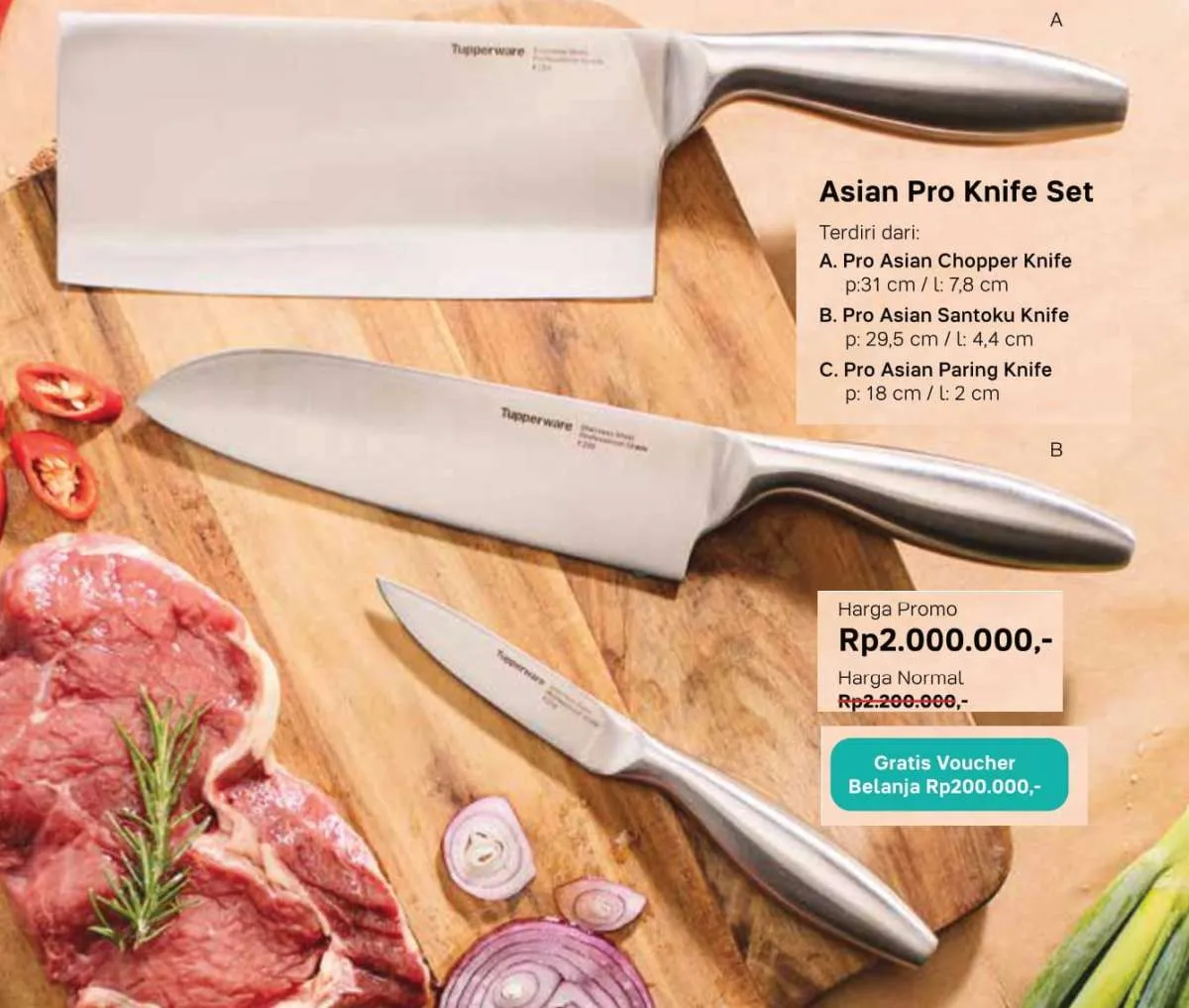Promo Tupperware November 2020 alat masak, gratis voucher belanja dan cicilan 0%