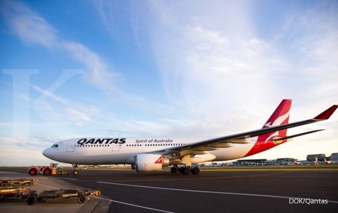 Qantas lakukan penerbangan bebas sampah pertama di dunia