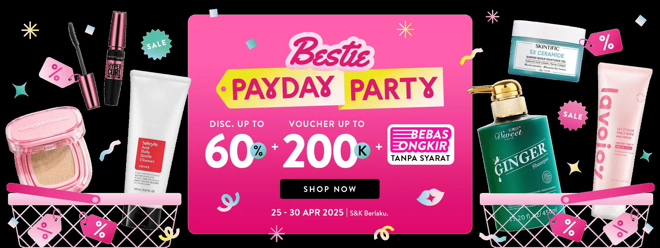 Promo Sociolla Payday Party Periode 25-30 April 2025