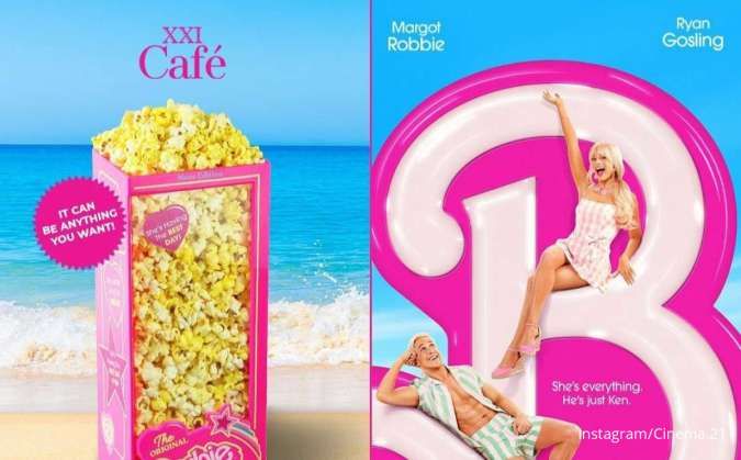 Promo Cinema XXI Edisi Barbie, Ada Advance Ticket Sales hingga Box Popcorn Barbie