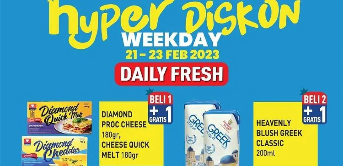 Nikmati Promo Beli 2 Gratis 1 di Katalog Promo Hypermart Terbaru 22 Februari 2023