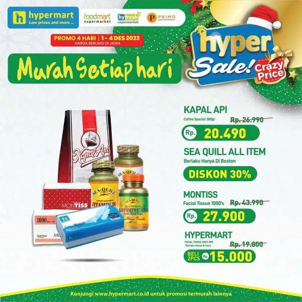 Promo JSM Hypermart Hyper Diskon Weekend Periode 1-4 Desember 2023