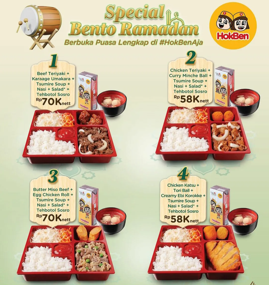 Promo Hokben Special Bento Ramadan