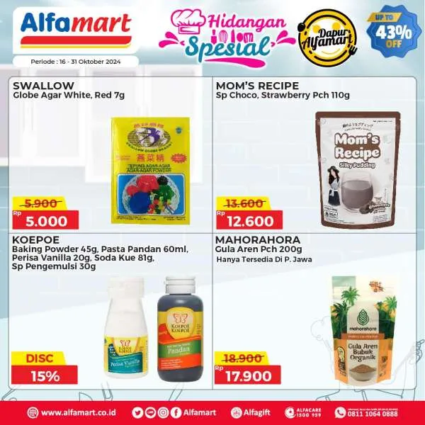 Promo Alfamart Periode 16-31 Oktober 2024
