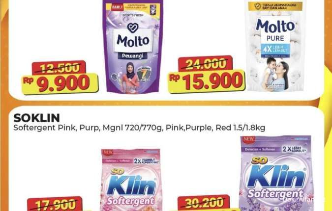 Promo Alfamart Paling Murah Sejagat 1-7 Februari 2025, Molto Mulai Rp 9.000-an