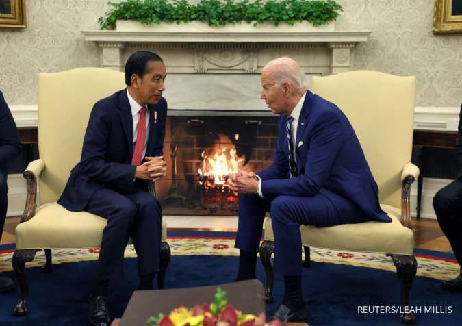 Bertemu di AS, Jokowi Minta Presiden AS Joe Biden Hentikan Perang Israel - Palestina