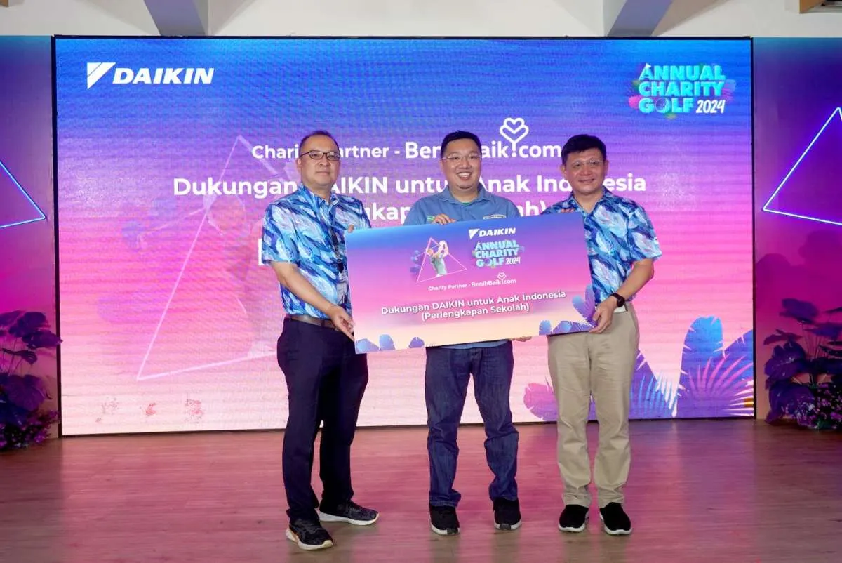Lewat Turnamen Golf, Daikin Himpun Dana Rp 150 Juta untuk Perlengkapan Sekolah Anak