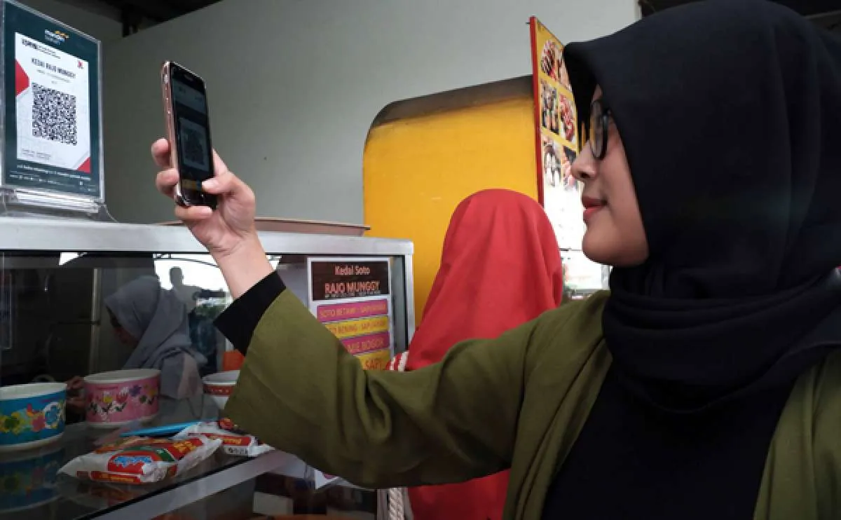 Transaksi QRIS Perbankan Melonjak Saat Lebaran