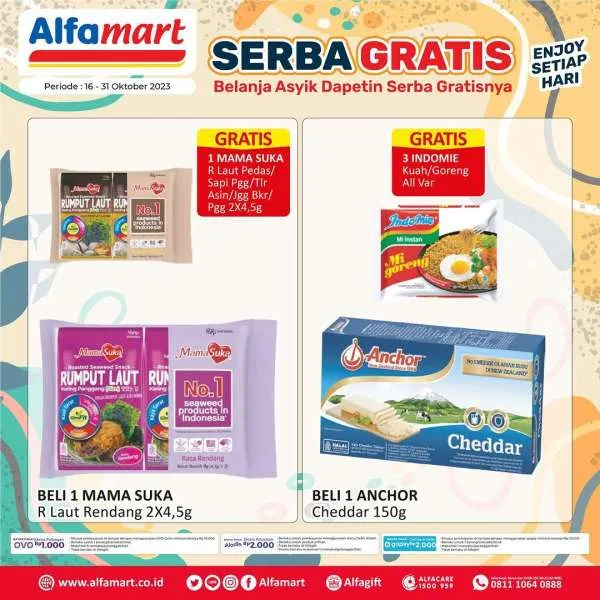 Promo Alfamart Serba Gratis Periode 16-31 Oktober 2023