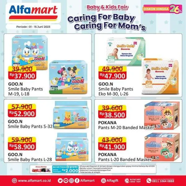 Promo Alfamart Baby & Kids Fair Periode 1-15 Juni 2023