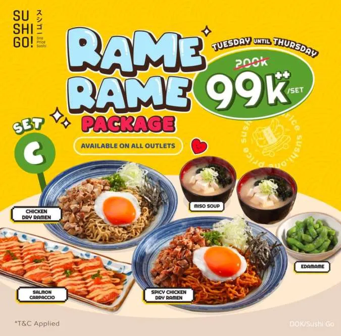 Promo Sushi Go Paket Rame Rame