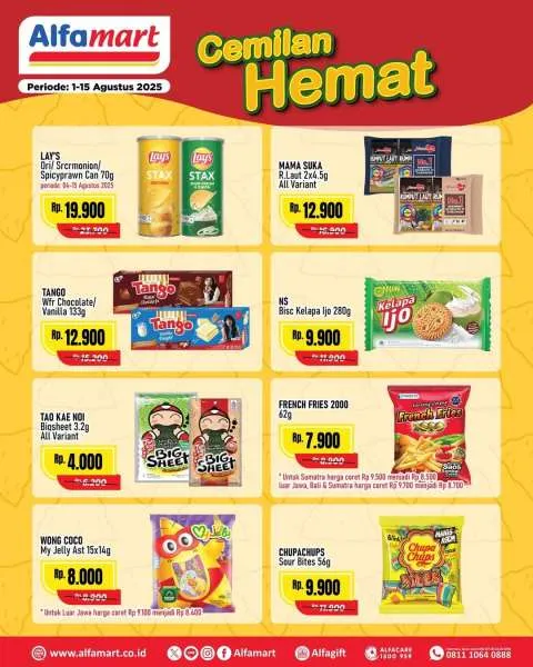 Promo Alfamart Snack Fair Periode 1-15 Agustus 2025