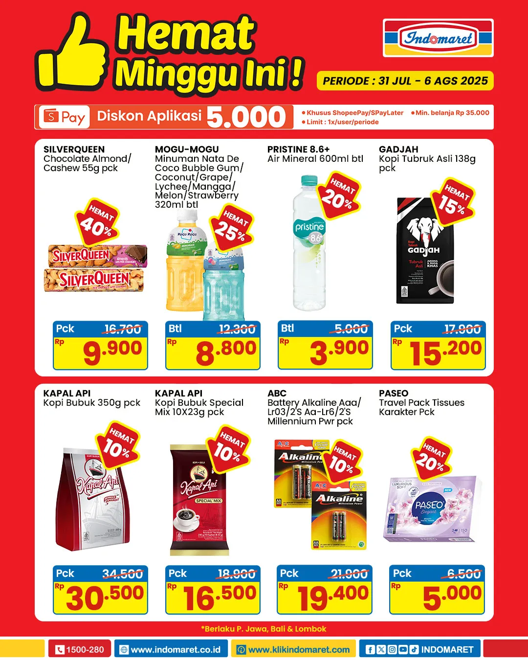 Promo JSM Indomaret Periode 1-3 Agustus 2025