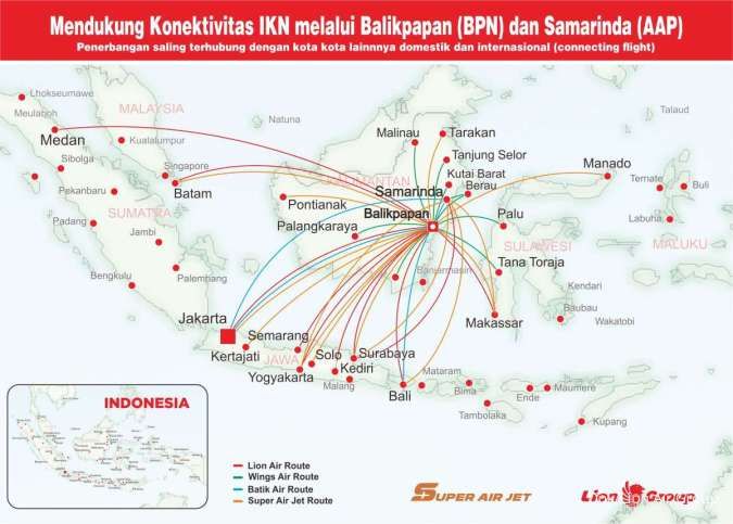 Lion Air Buka Rute Baru Batam ke Balikpapan Dukung Pengembangan & Konektivitas IKN