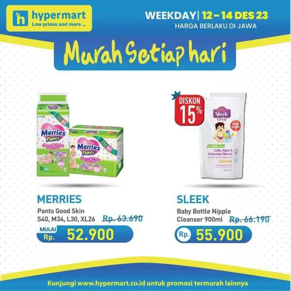 Promo Hypermart Hyper Diskon Weekday Periode 12-14 Desember 2023