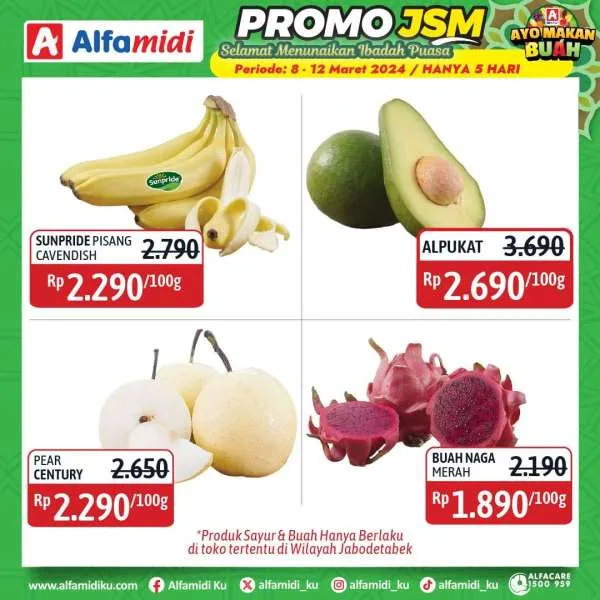 Promo JSM Alfamidi Hanya 5 Hari Periode 8-12 Maret 2024