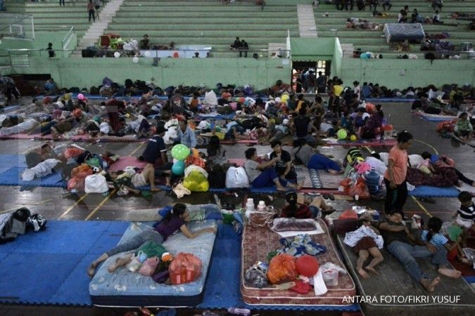 Pengungsi Gunung Agung sudah capai 75.673 jiwa