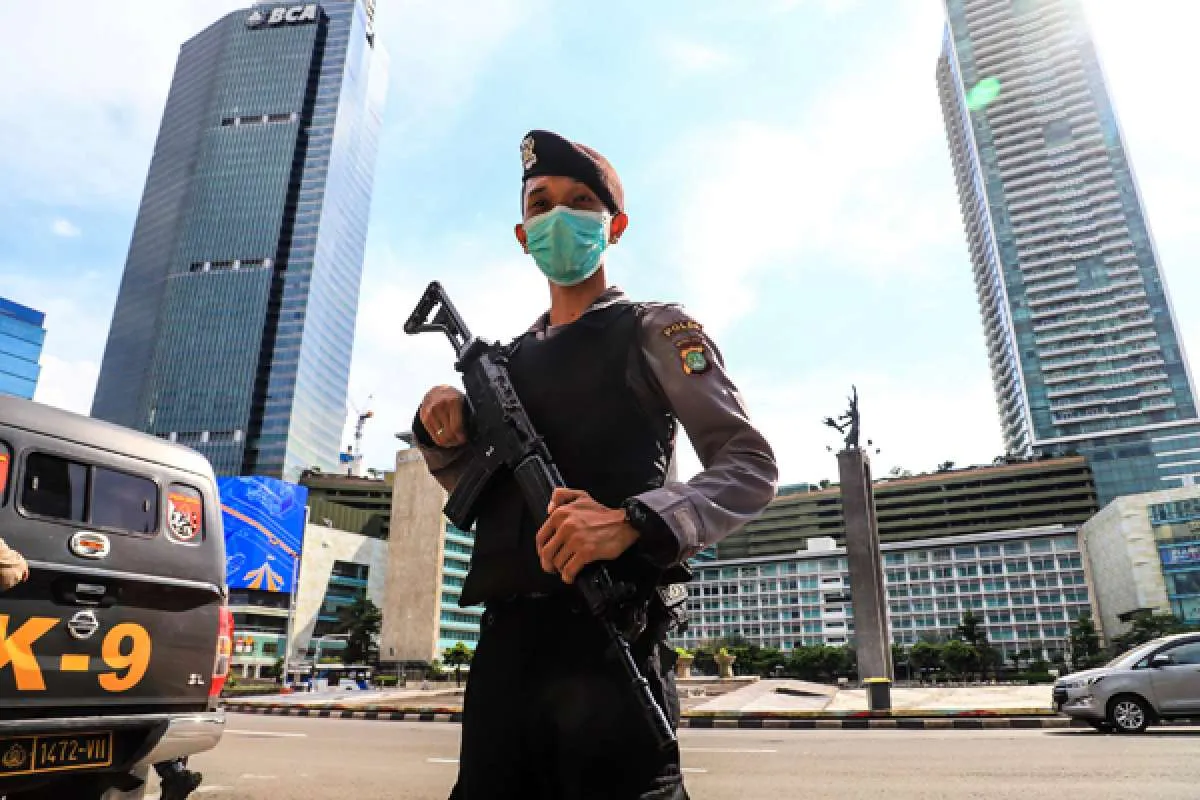 Ini yang polisi lakukan saat pelaksanaan PSBB di Jakarta
