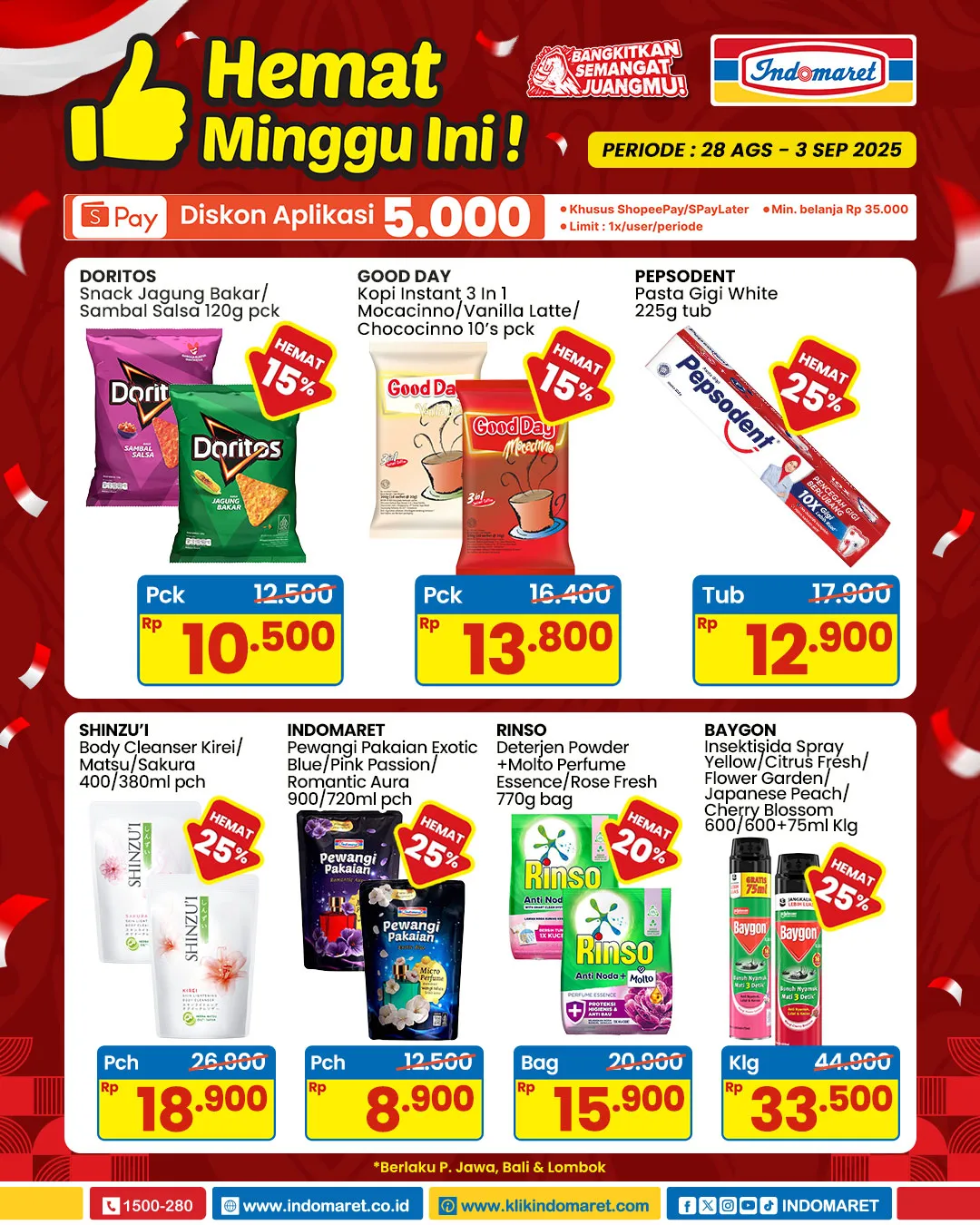 Promo JSM Indomaret Periode 29-31 Agustus 2025