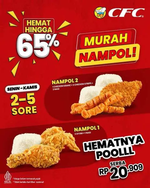 Promo CFC Murah Nampol Hemat 65%