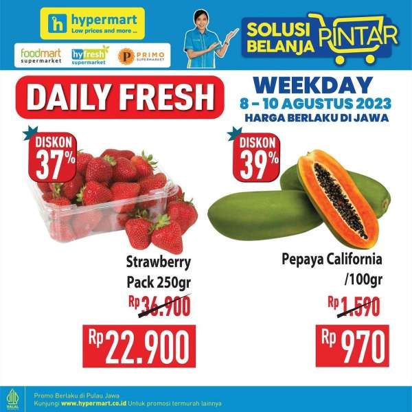 Katalog Promo Hypermart Weekday Terbaru 8-10 Agustus 2023