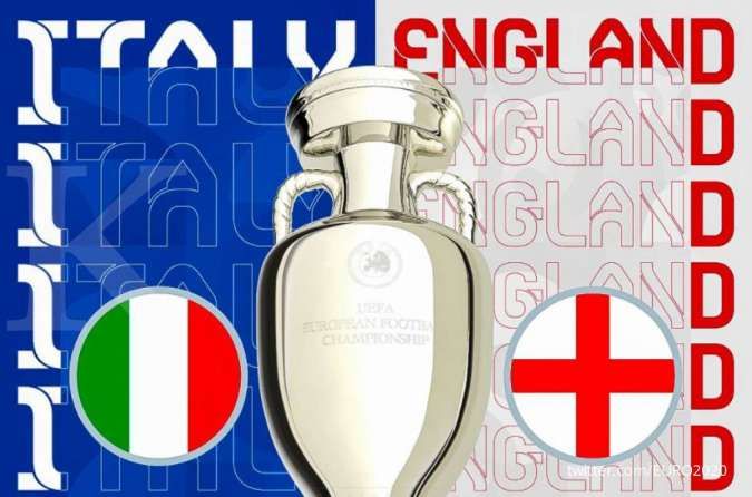 Jadwal final EURO 2020: Italia vs Inggris, langsung dari Wembley Stadium