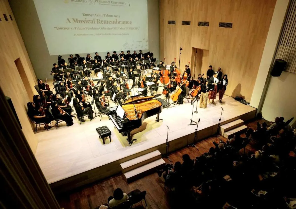 OSUI Mahawaditra & President University Orchestra Gelar Konser A Musical Remembrance 