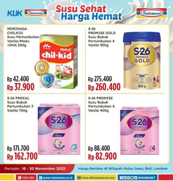 Promo Indomaret Susu Sehat Harga Hemat, Beli 1 Susu Ensure Gratis Minyak Goreng 1L