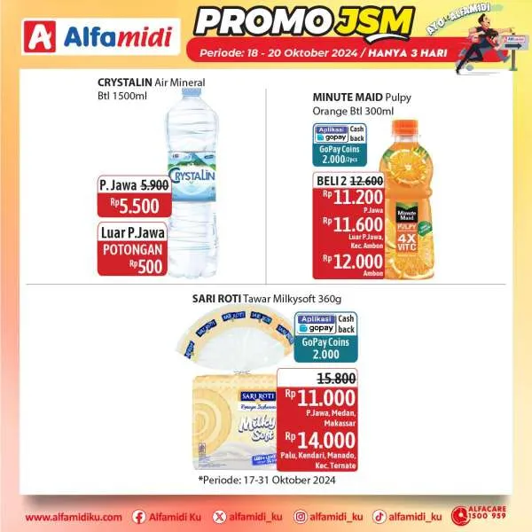 Promo JSM Alfamidi Periode 18-20 Oktober 2024