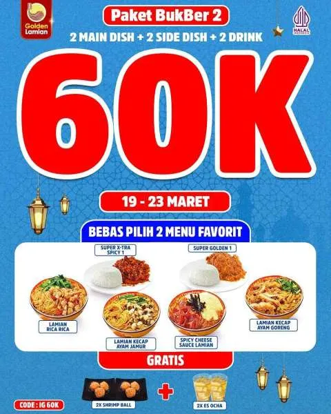 Promo Golden Lamian Paket Bukber 2