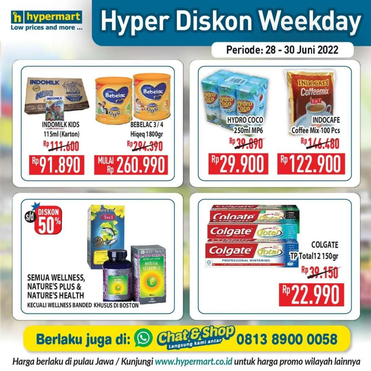 Katalog Promo Hypermart Hyper Diskon Weekday Periode 28-30 Juni 2022