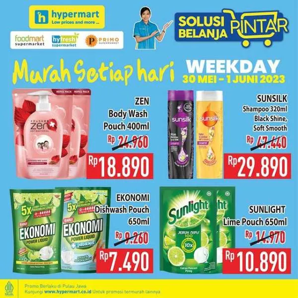 Promo Hypermart Hyper Diskon Weekday Periode 30 Mei-1 Juni 2023