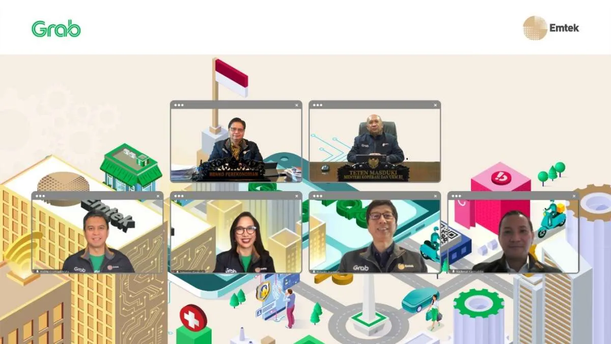 Elang Mahkota Group (EMTK) resmi investasi US$ 375 juta di Grab Indonesia