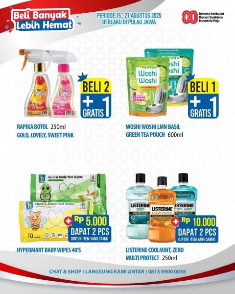 Promo Hypermart Beli Banyak Lebih Hemat Periode 15-21 Agustus 2025