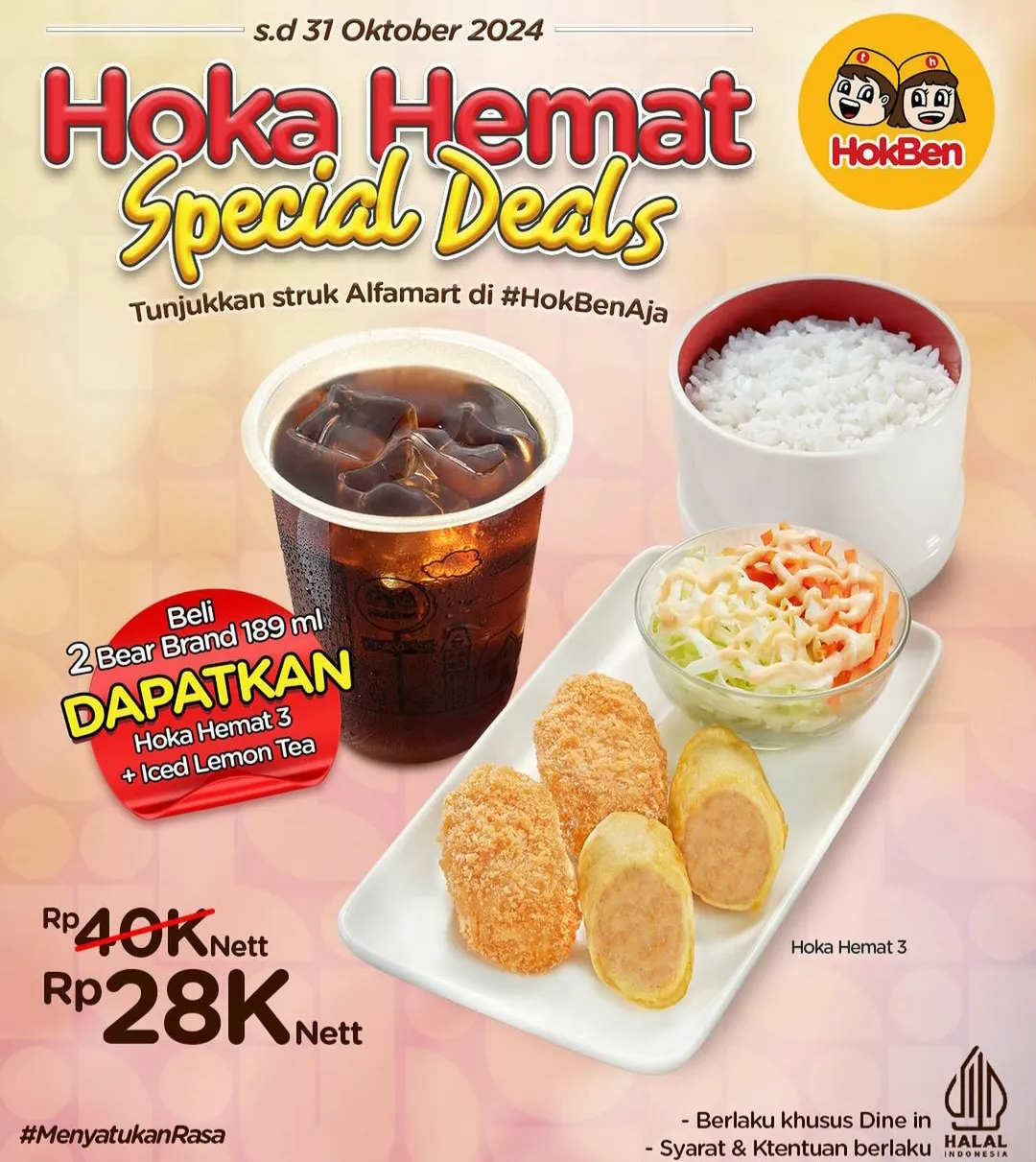Promo 10.10 Hokben di Alfamart