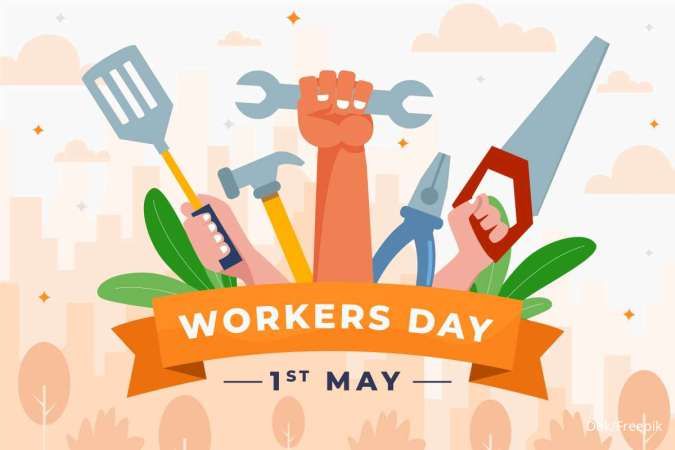 May Day, Ini Contoh Ucapan & Link Download Twibbon Hari Buruh 1 Mei 2024