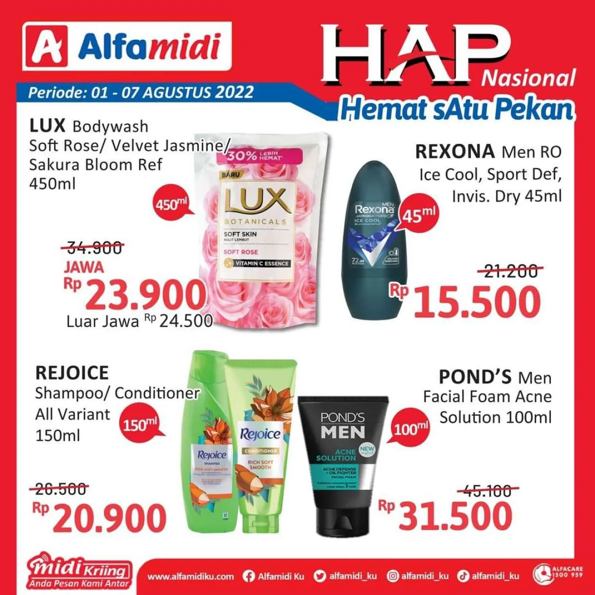Katalog Promo Alfamidi Hemat Satu Pekan Periode 1-7 Agustus 2022