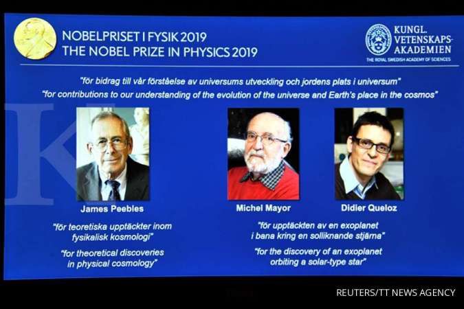 Hadiah Nobel Fisika 2019 jatuh pada penemu planet di luar Bima Sakti