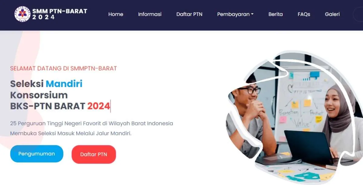 Syarat Daftar SMMPTN Barat 2024, Biaya Pendaftaran, dan Daftar Kampus Tujuannya
