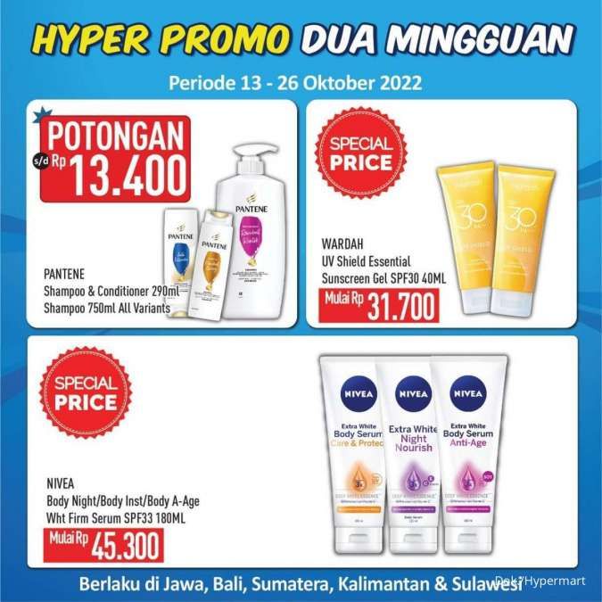 Cek Promo Hypermart Hari Ini (26/10), Diskon 50% untuk Belanja Kebutuhan Keluarga
