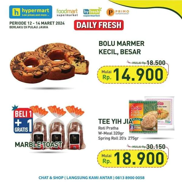 Promo Hypermart Hyper Diskon Weekday Periode 12-14 Maret 2024