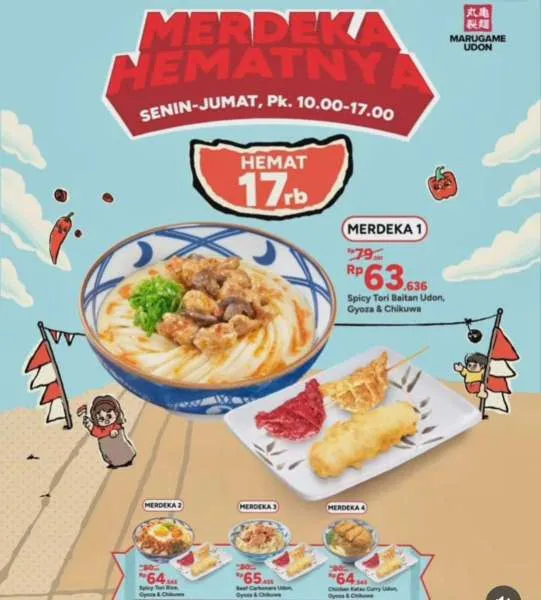 Promo Marugame Udon Merdeka Hematnya Hari Terakhir