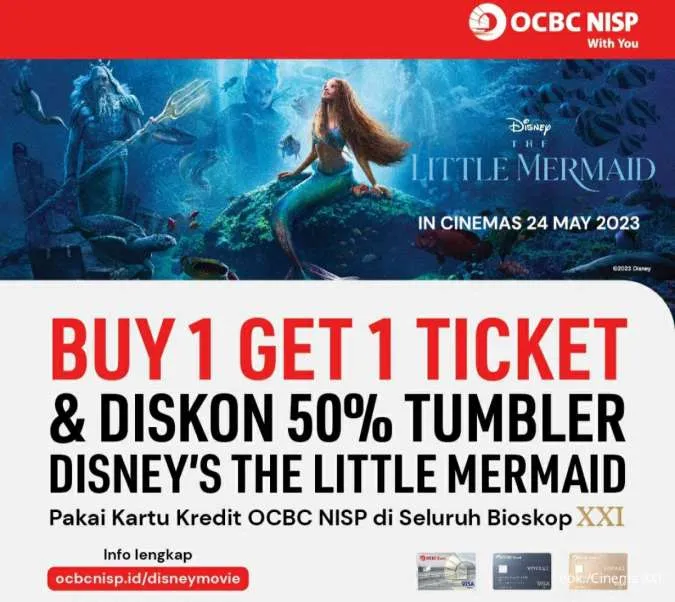 promo beli 1 gratis 1 tiket The Little Mermaid 