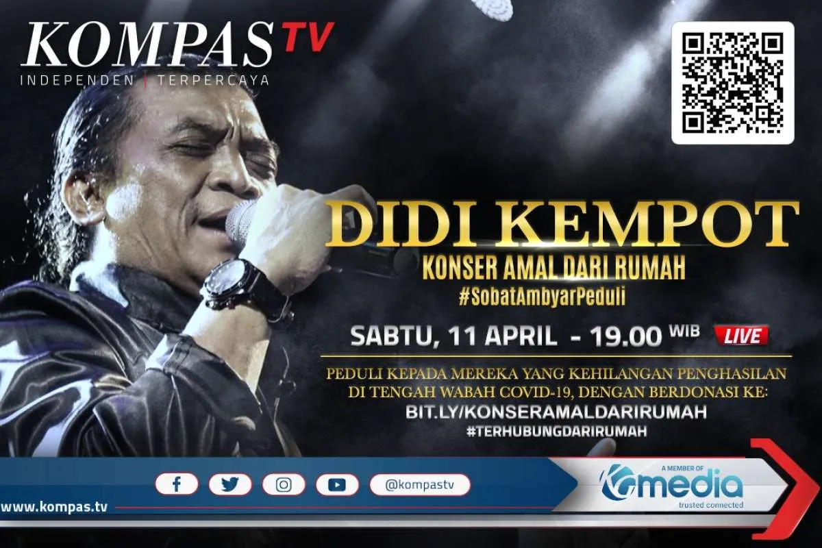 Kompas TV salurkan donasi hasil konser amal dari rumah Didi Kempot