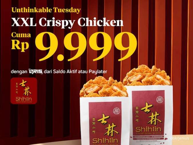 Promo Shihlin Crispy Chicken Rp 9.999 di Program Unthinkable Tuesday Maret-April 2024